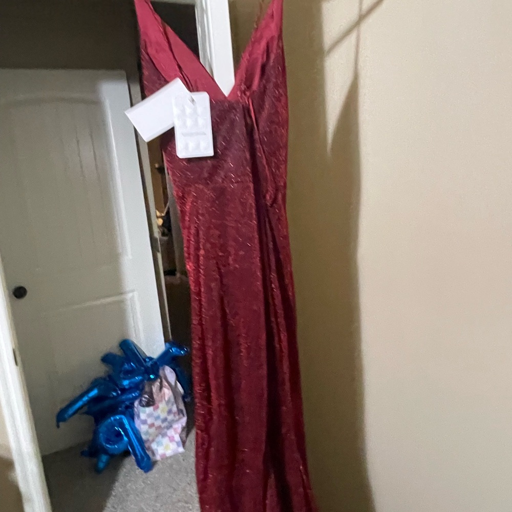 Elegant Red Evening Gown